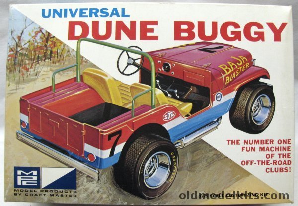 MPC 1/25 Universal Dune Buggy (Jeep) - Off Road 4 Wheeler / Stock Universal / Service Car, 405-200 plastic model kit